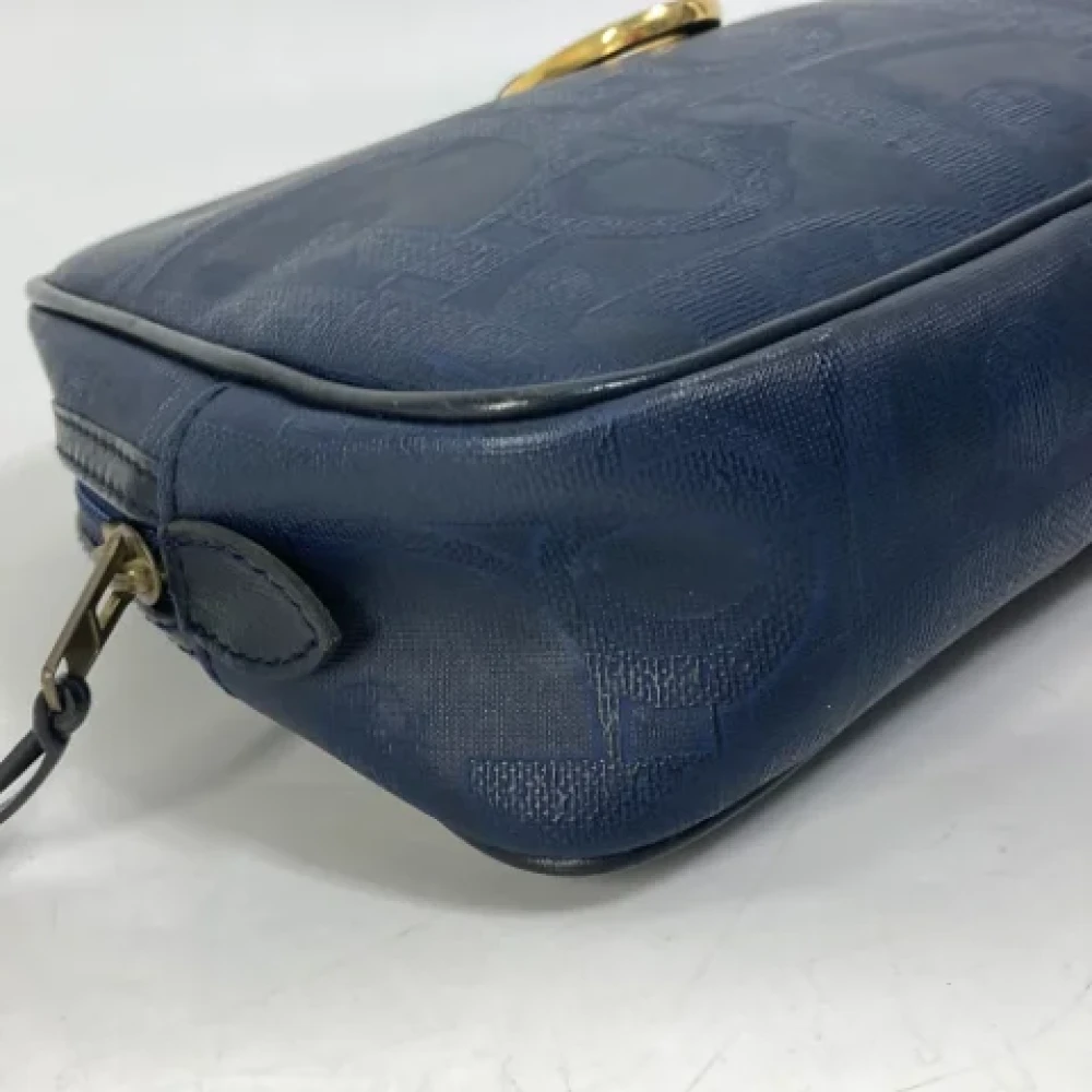 Dior Vintage Pre-owned Fabric dior-bags Blue Dames