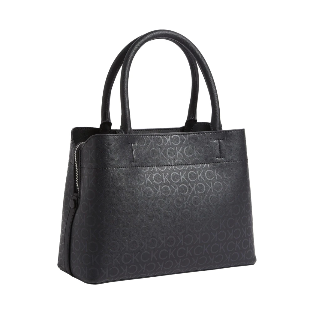 Calvin Klein Zwarte Tote Tas voor Vrouwen Black Dames