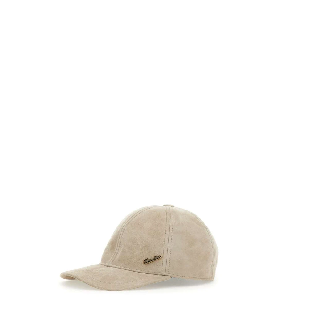 Borsalino Suède Baseballpet Beige Unisex