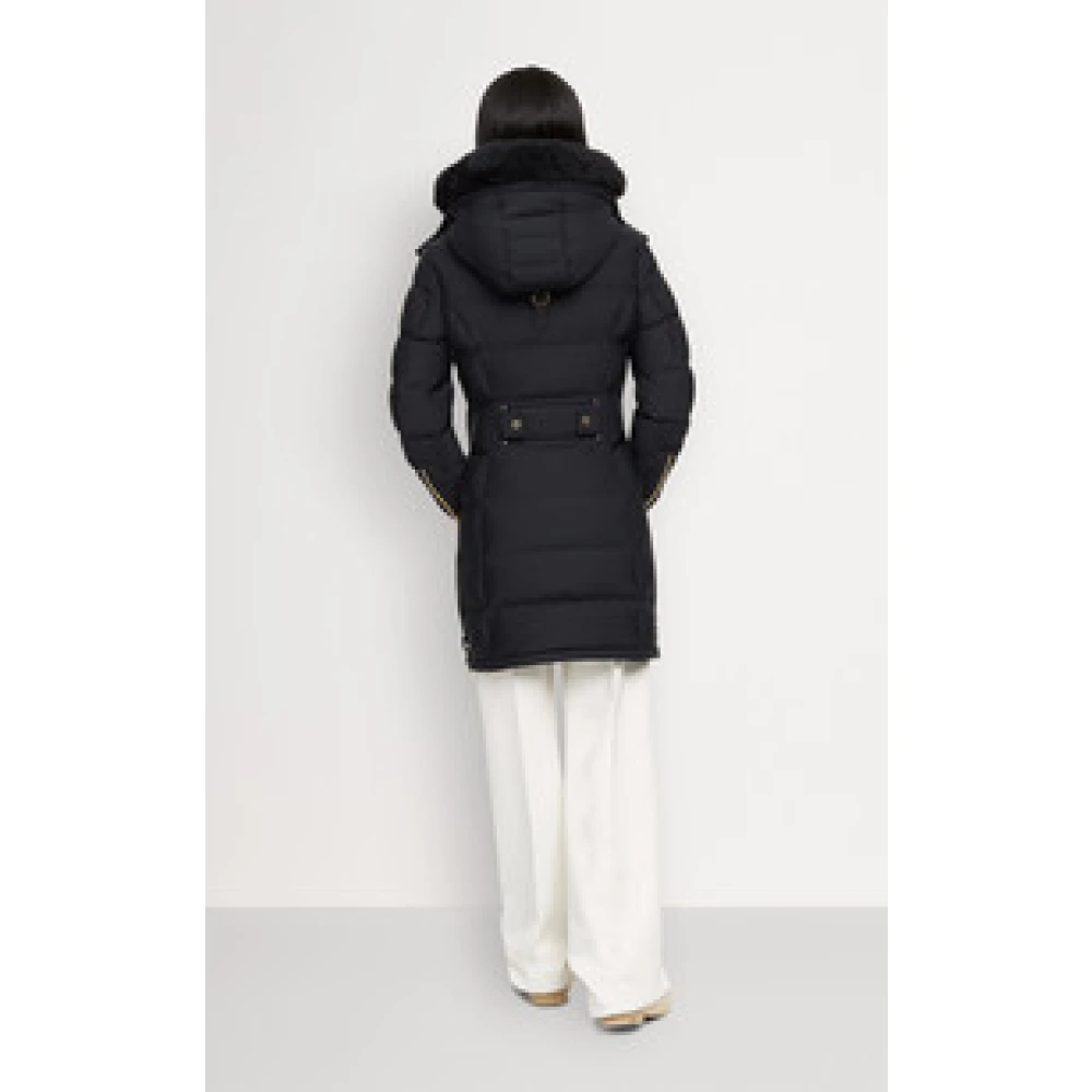 Moose Knuckles Warme Zwarte Watershed Gold Puffer Jas Black Dames