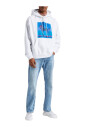 sweat-a-capuche-en-coton-imprime-blanc