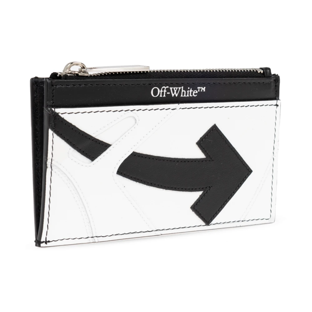 Off White Portemonnee met logo White Heren