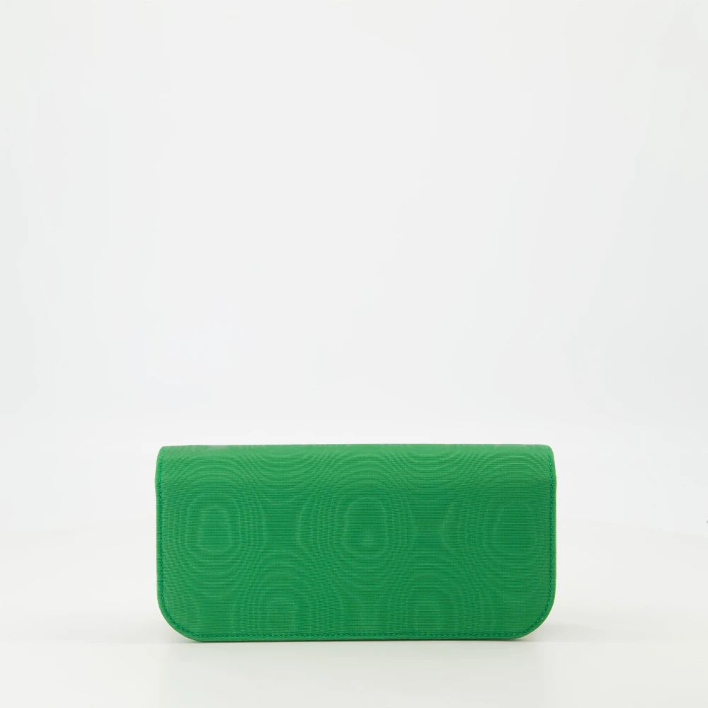 Valentino Garavani Groene VLogo Moiré Mini Tas Green Dames