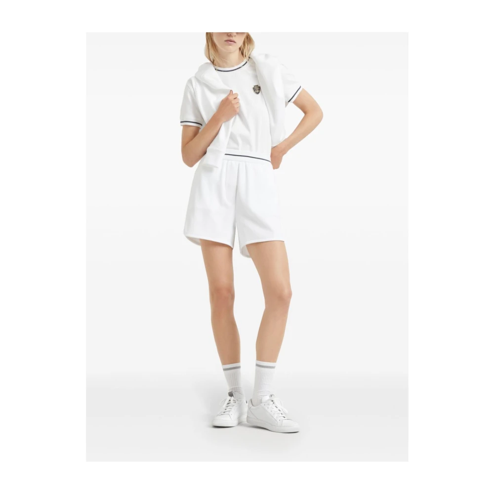 BRUNELLO CUCINELLI Witte T-shirts en Polos White Dames