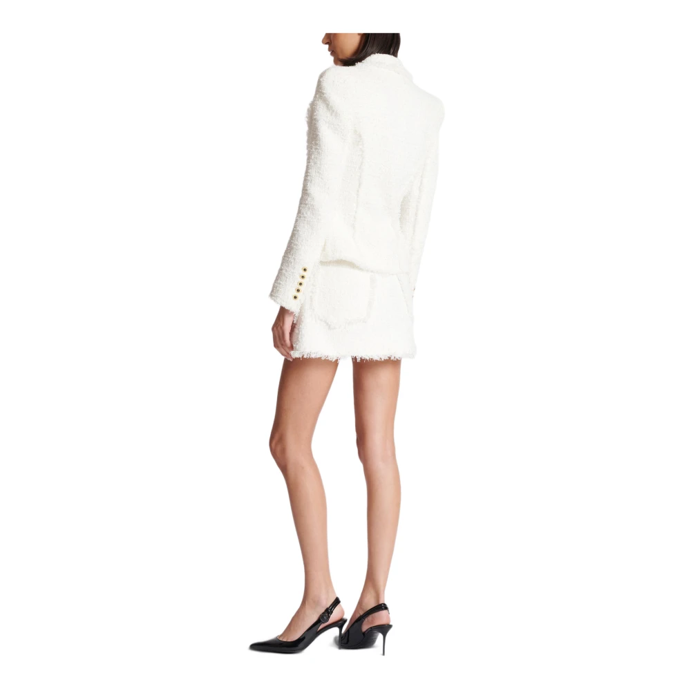 Balmain Jolie Madame Tweed Jas White Dames