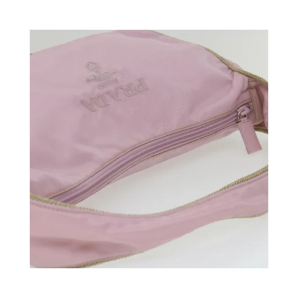 Prada Vintage Pre-owned Nylon prada-bags Pink Dames