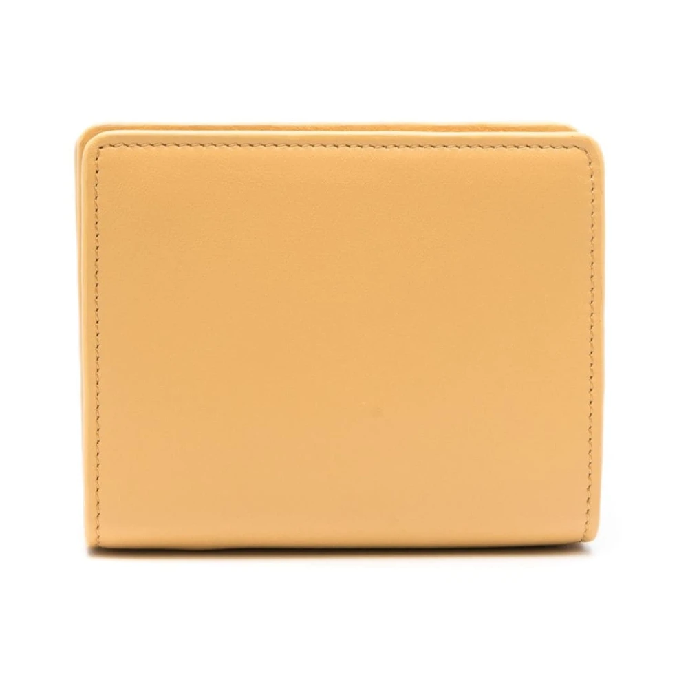 Chloé Geborduurde Bi-Fold Portemonnee Beige Dames