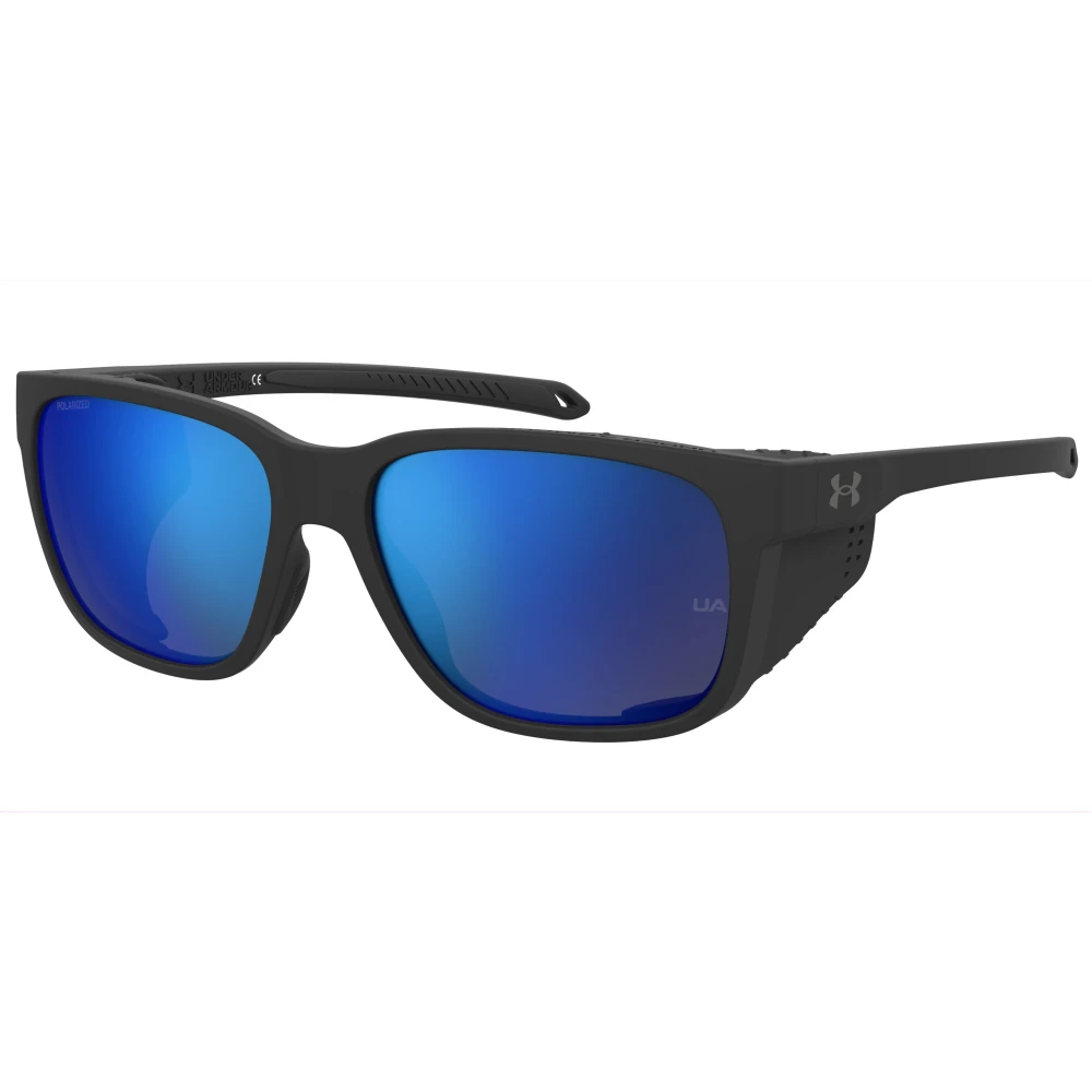 Under Armour Black Sunglasses, Male, 58 Mm, Glacial Sunglasses Matte /Blue