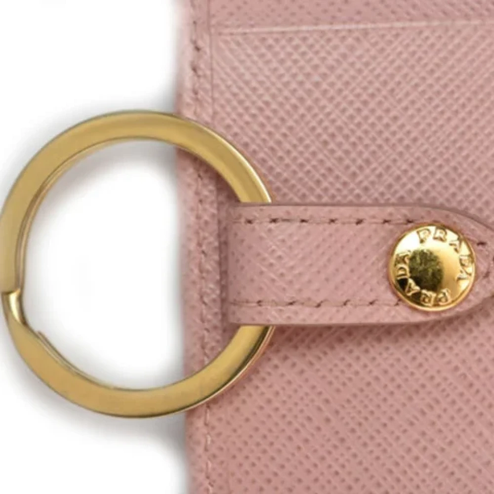 Prada Vintage Pre-owned Leather key-holders Pink Dames