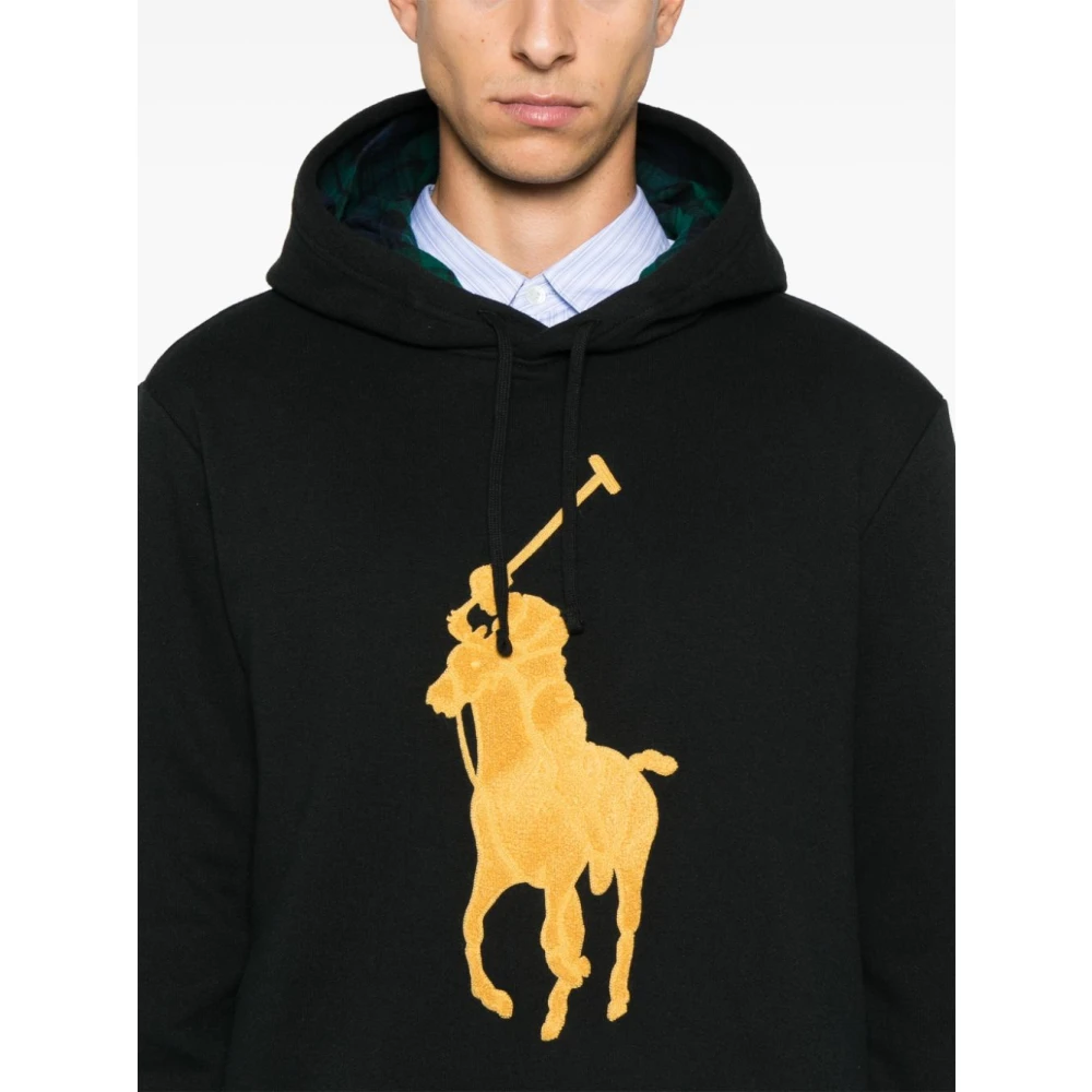 Polo Ralph Lauren Zwarte Sweater Aw24 Black Heren