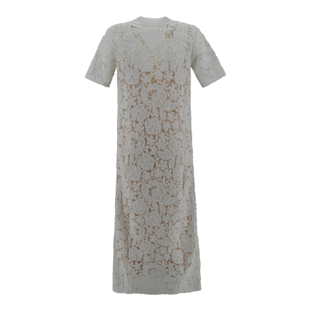P.a.r.o.s.h. Crème Jurk Abito Copper Beige Dames