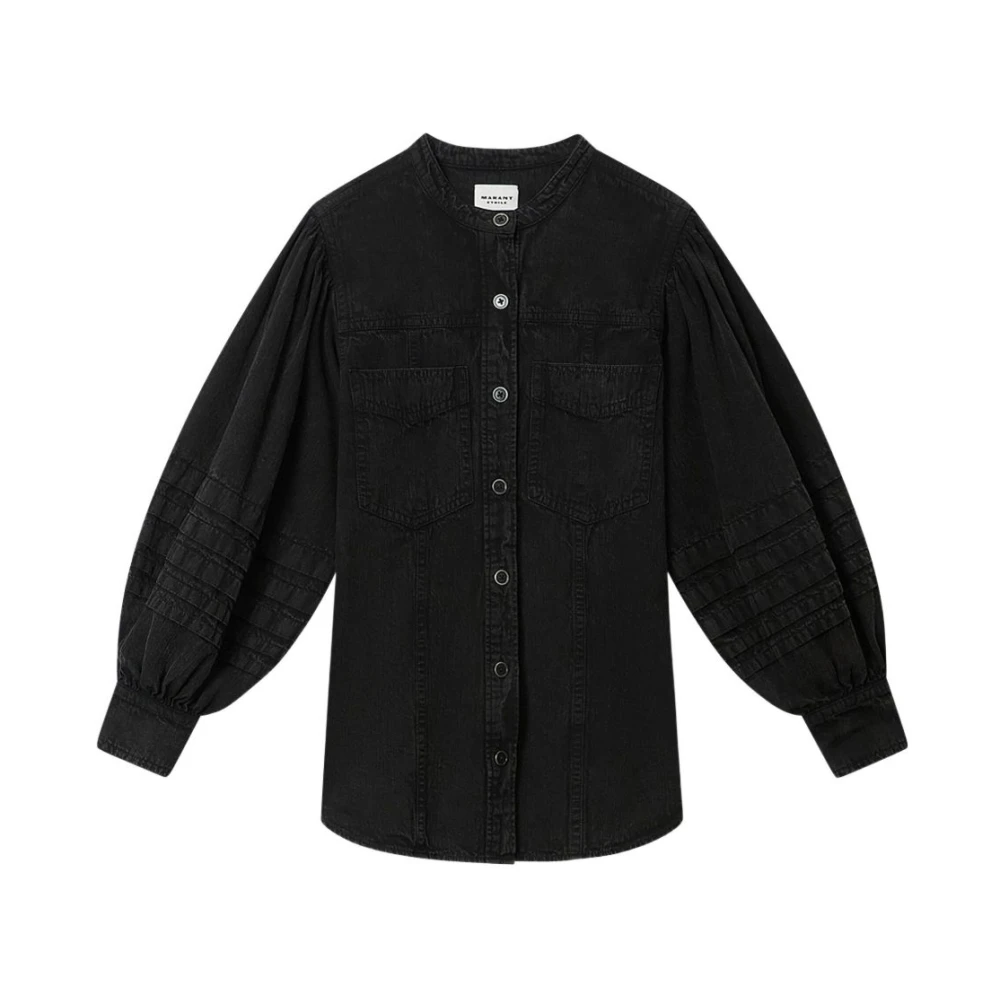 Marant Étoile Women's Black Shirts, S, Mileda Shirt