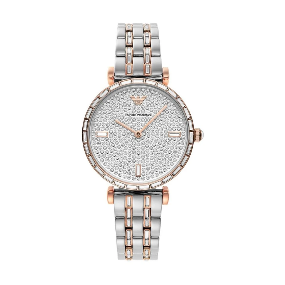 Emporio Armani Women's Gray Sparkling Watch
