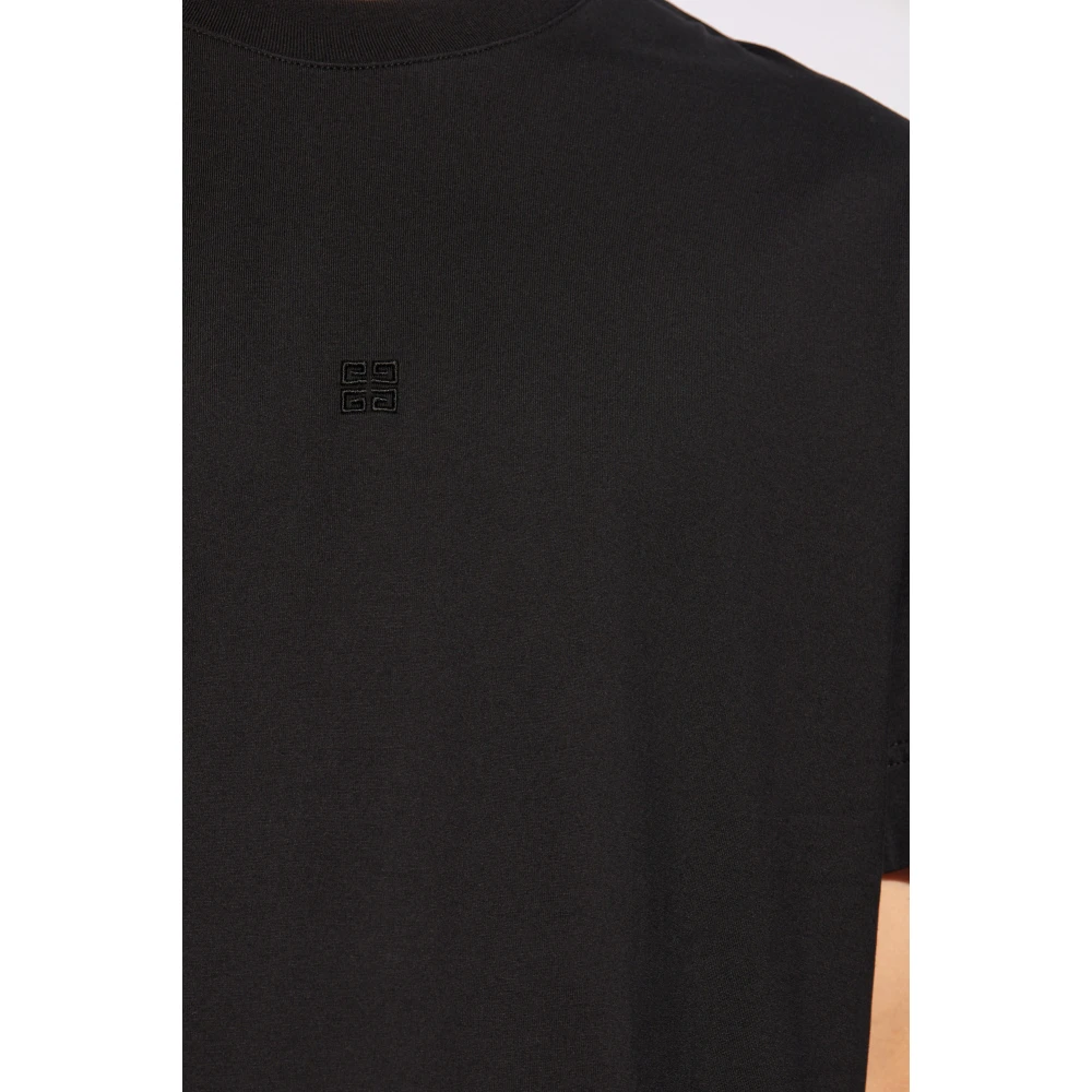 Givenchy T-shirt met monogram Black Heren