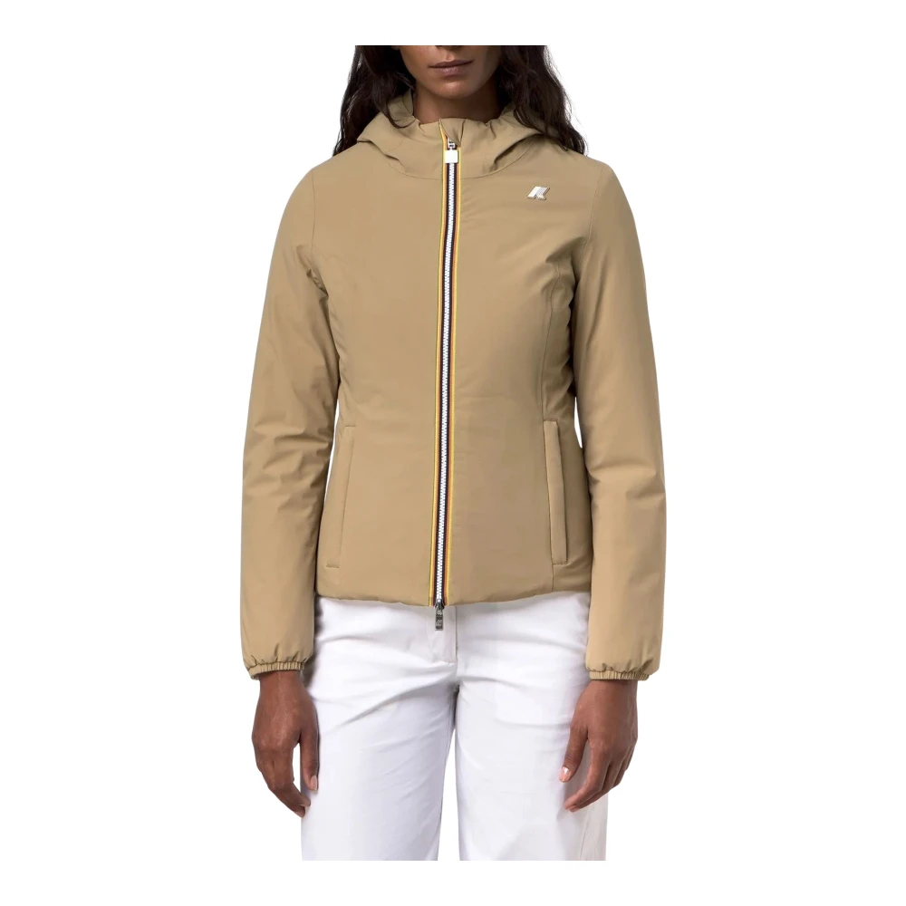 K-Way Donna Beige - Giacca Lily St Warm Double - Jackets - M