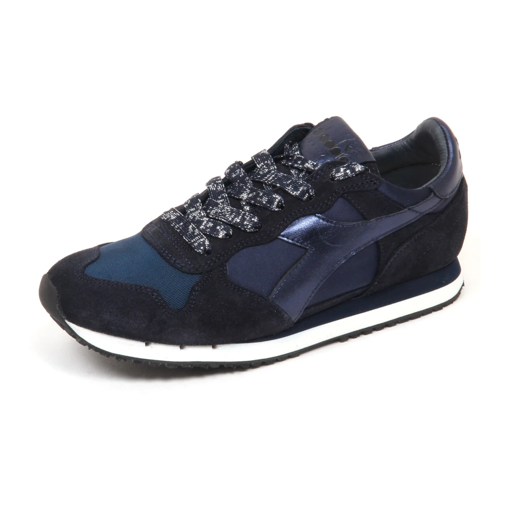Diadora Trident W Low Satin Sneakers Dames Schoenen Blauw
