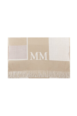 echarpe-beige-en-melange-de-coton-a-franges
