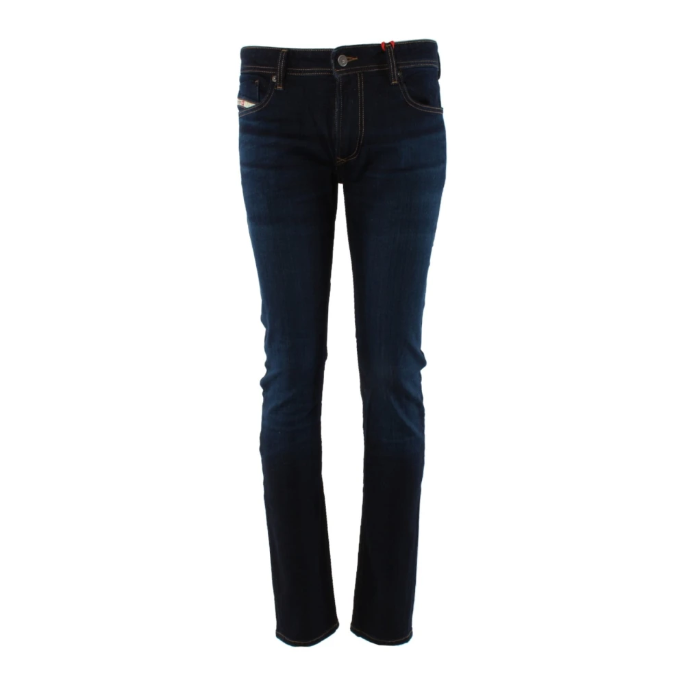 Diesel Skinny Fit Blå Jeans för Herrar Blue, Herr