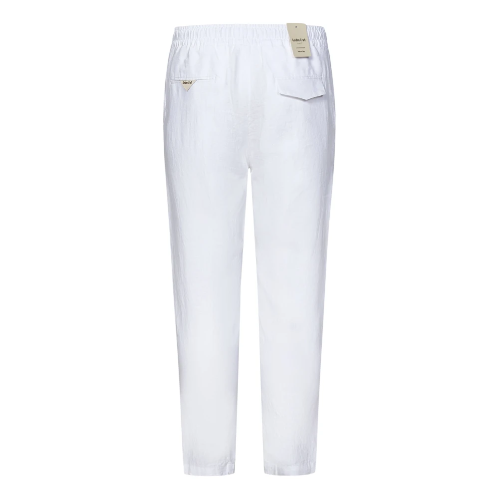 Golden Craft Trousers White Heren