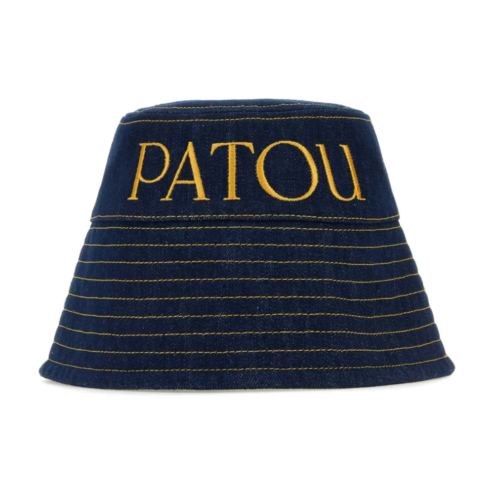Patou Women's Blue Stylish Dark Denim Hat - Accessories - L - Accessories