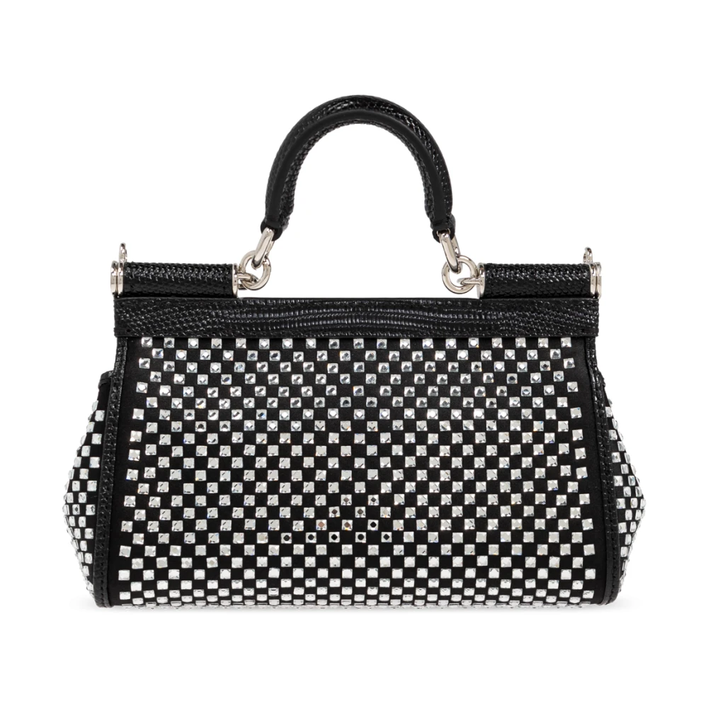 Dolce & Gabbana Schoudertas Sicily Klein Black Dames
