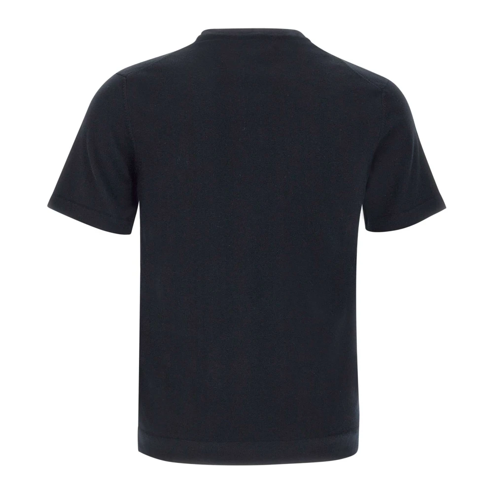 Woolrich Gekamd katoenen T-shirt en Polo Blue Heren