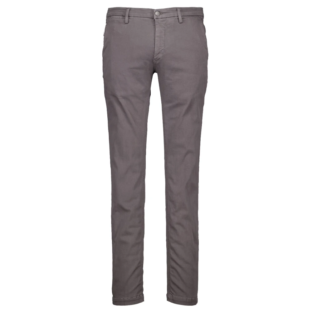 Replay Hyperflex Stretch Jeans in Anthraciet Gray Heren