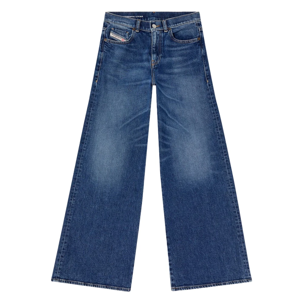 Diesel Women's Blue 1978 D-Akemi Flare Jeans