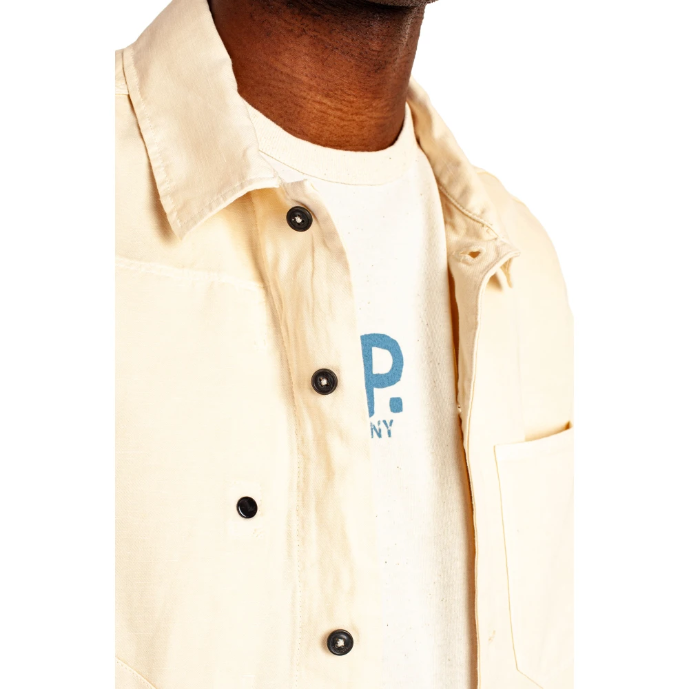 C.P. Company Beige Shirt met knoopsluiting Beige Heren