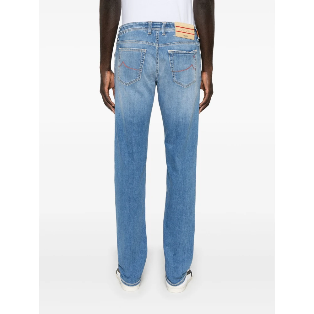 Jacob Cohën Bard Jeans met Japans Stof Blue Heren