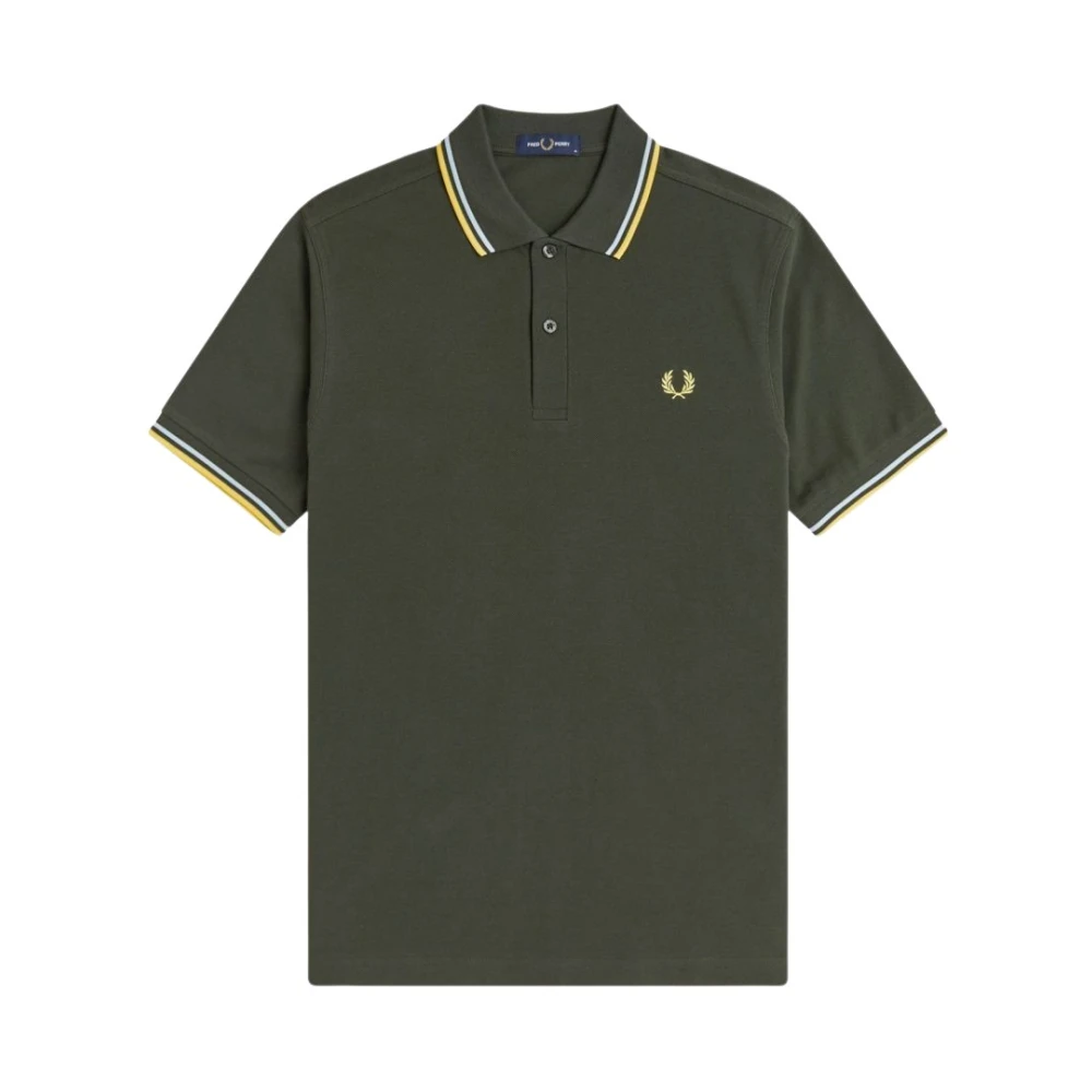 Fred Perry Men's Green Polo Shirts, L, M3600 Polo