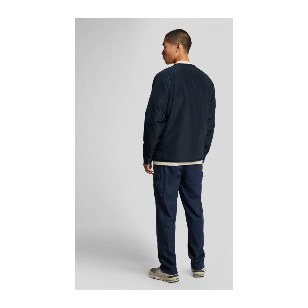 Lyle & Scott Broek van katoen met stretch Ripstop broek Blue Heren