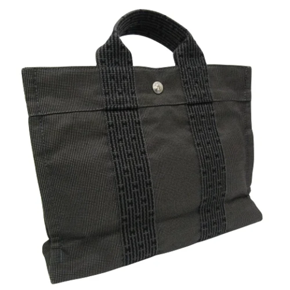 Hermès Vintage Pre-owned Fabric totes Black Dames