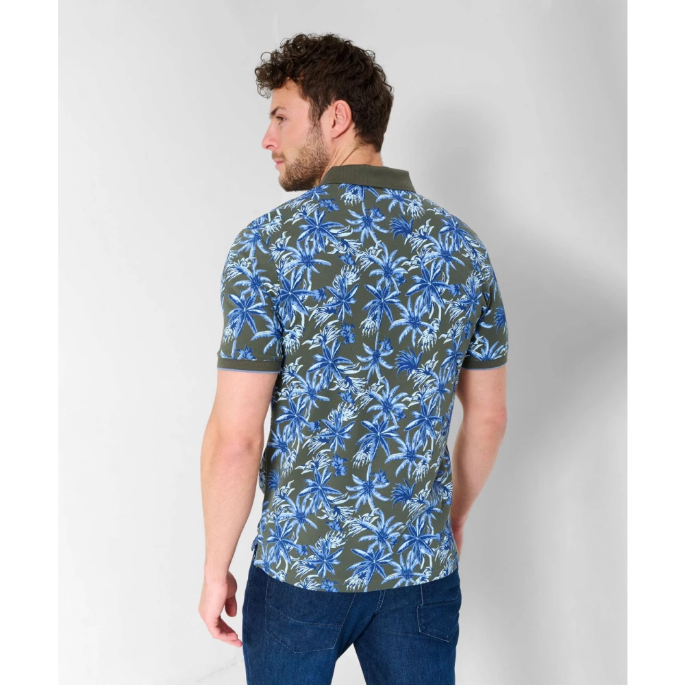 BRAX Bloemenprint Polo Shirt Multicolor Heren