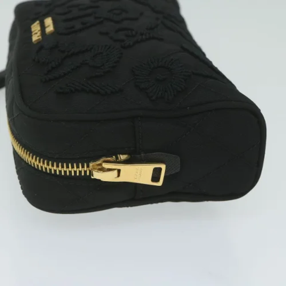 Prada Vintage Pre-owned Nylon pouches Black Dames