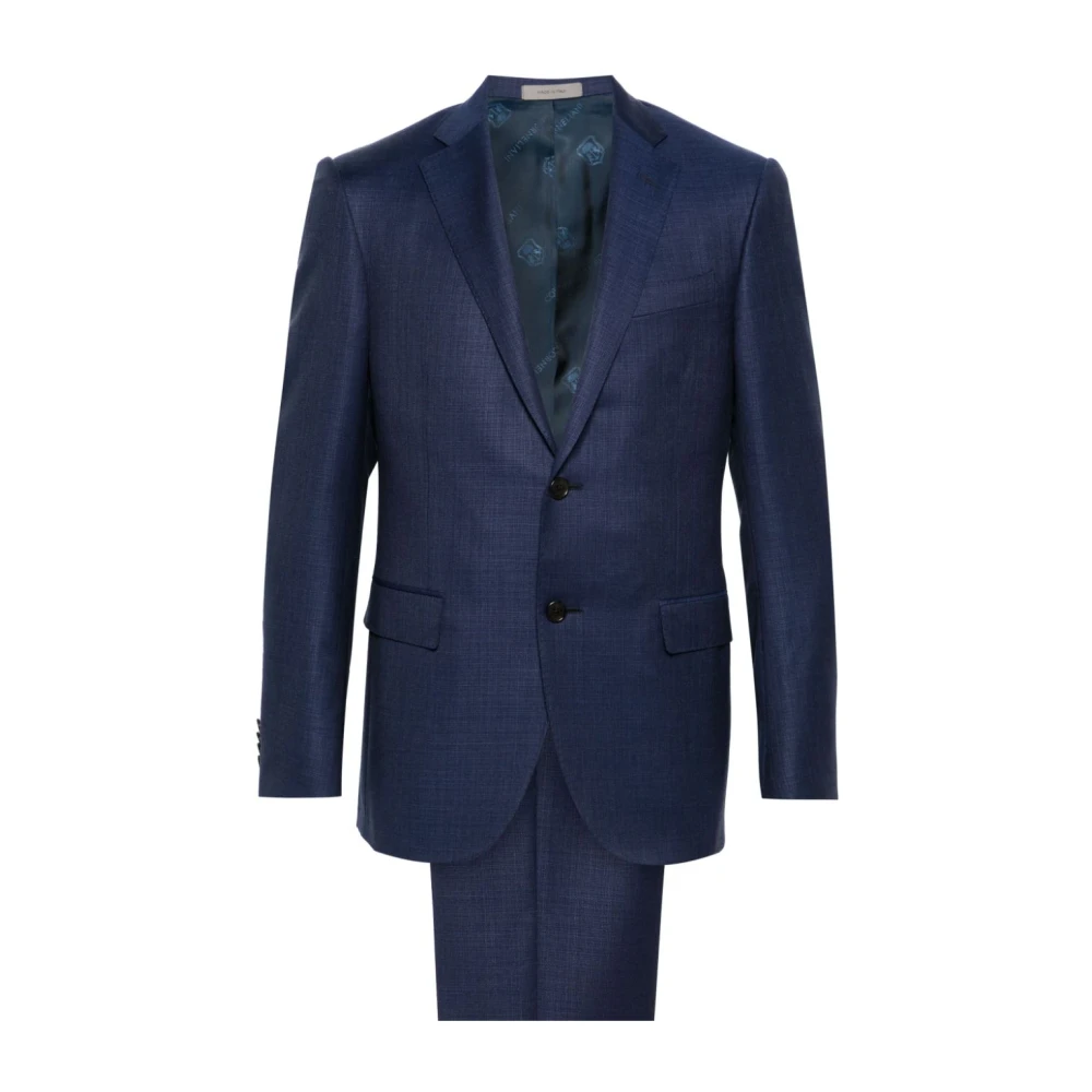 Corneliani Luxe wollen pak Blue Heren