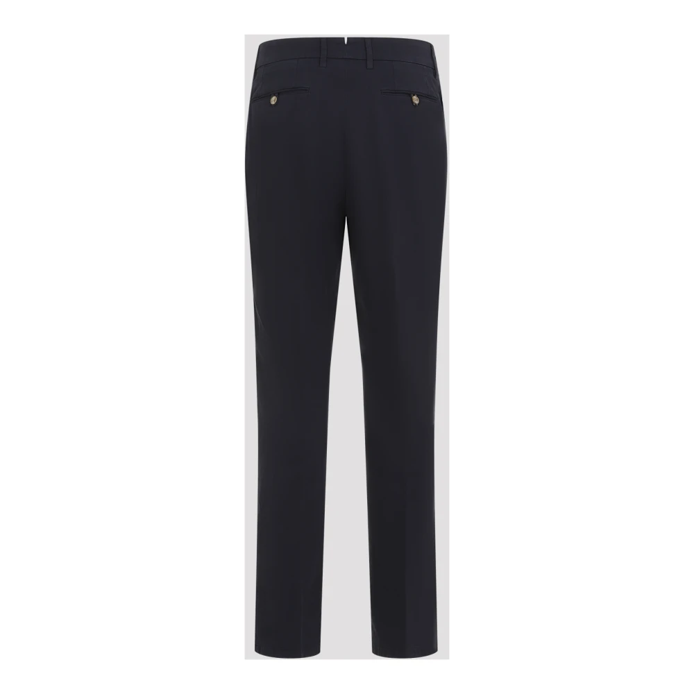 Brioni Blauwe Broek voor Mannen Blue Heren
