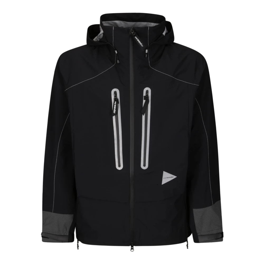 And Wander Pertex Shield Regenjas Black Heren