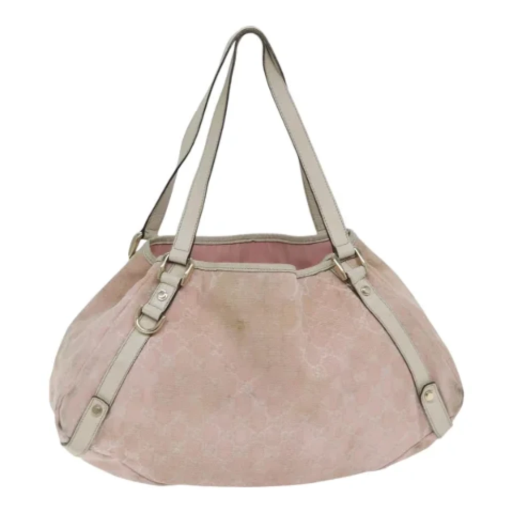 Gucci Vintage Pre-owned Canvas totes Pink Dames