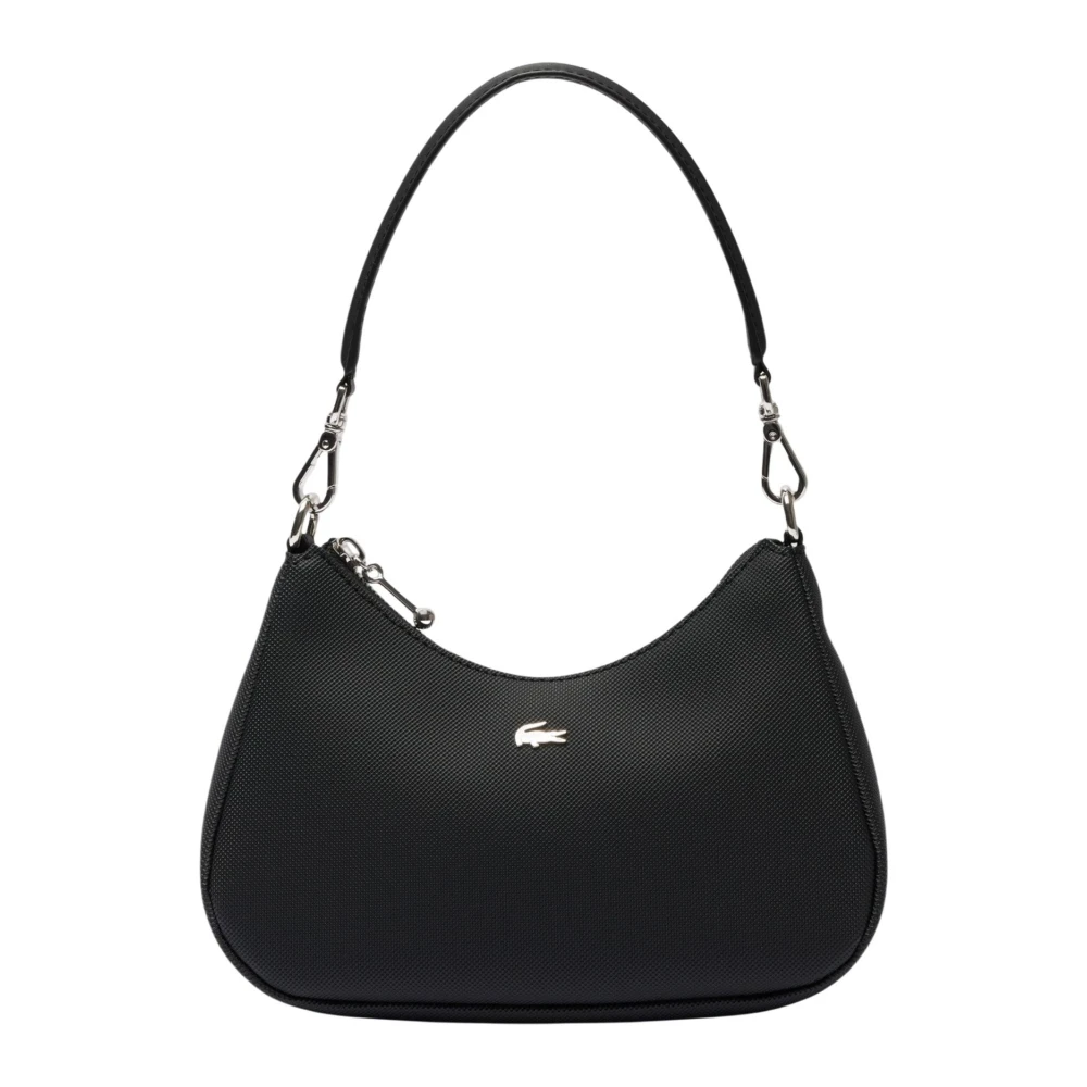 Lacoste Donna Nero Borse, Taglia Unica, New,