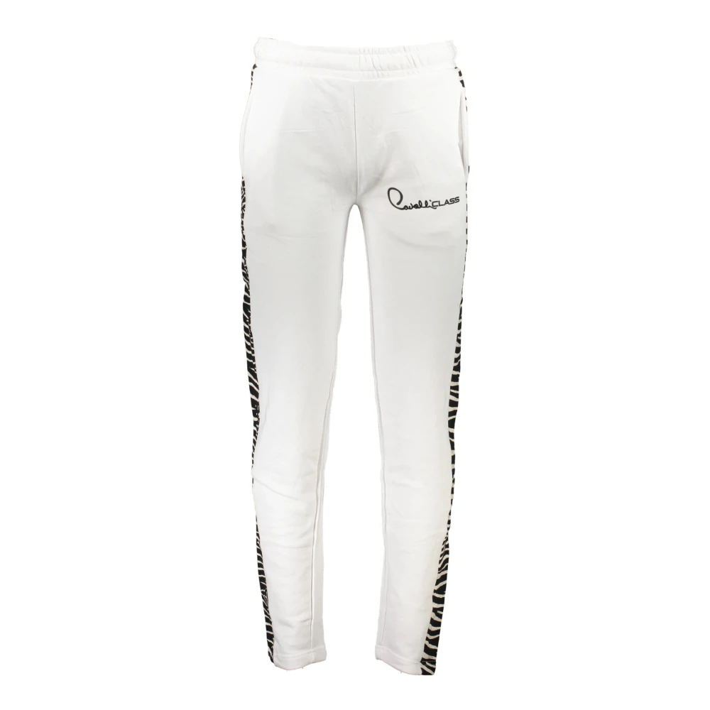 Cavalli Class Sports Trousers - Male - Sweatpants - White - L - Trousers