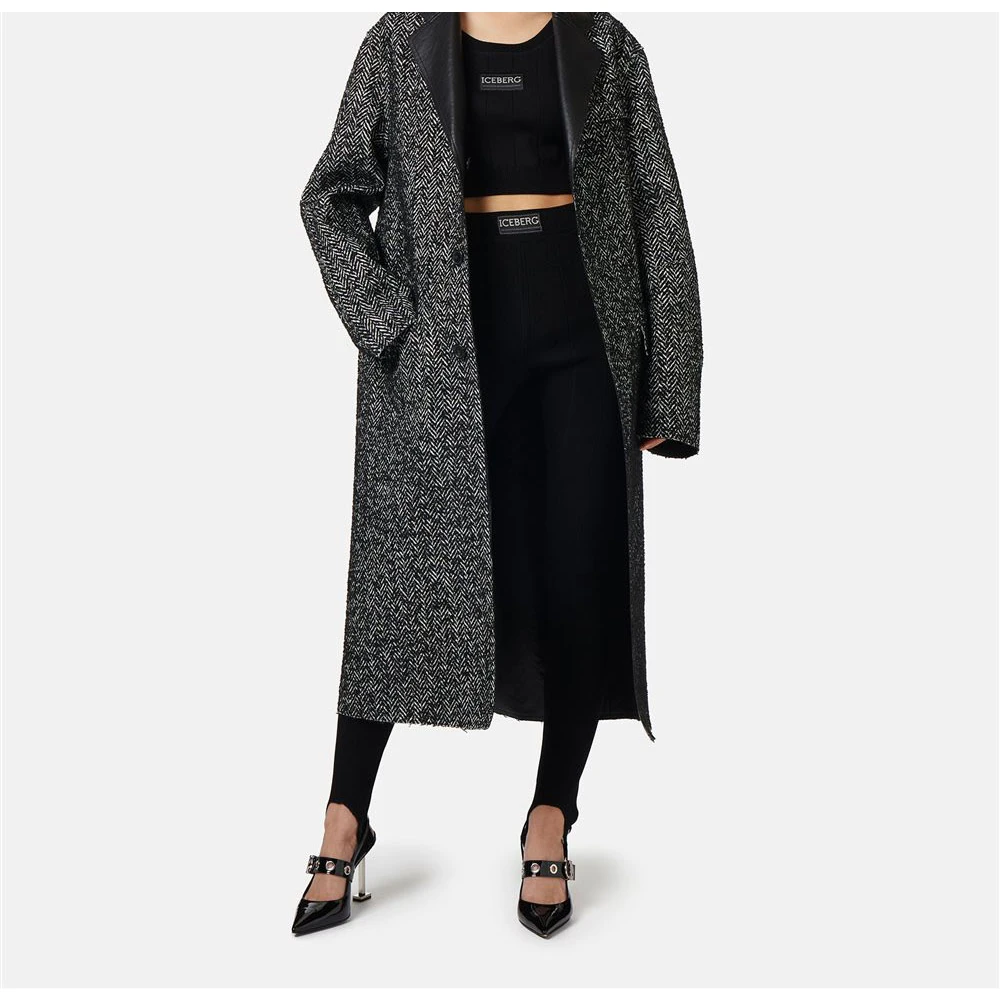 Iceberg Omkeerbare enkelborstjas Black Dames
