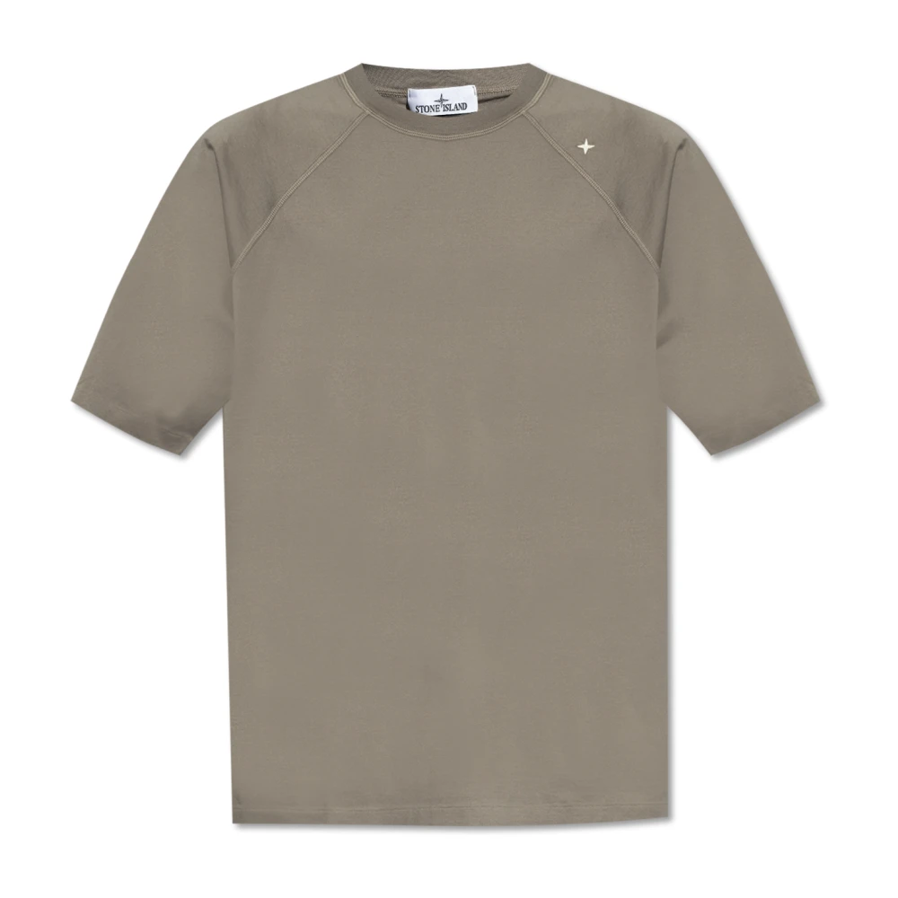 Stone Island Katoenen T-shirt Gray Heren