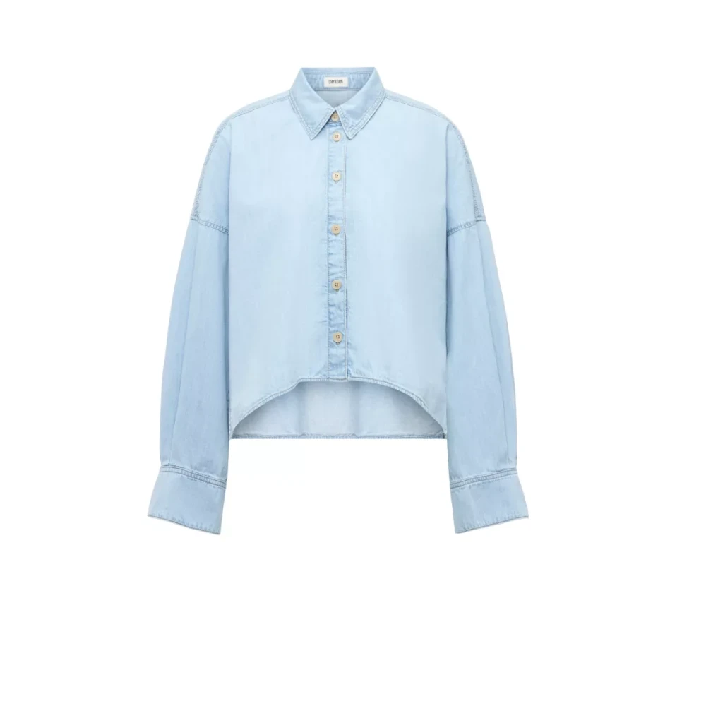 Drykorn Women's Blue Stylish Oshia 10 Fashionable Product - Shirts - Xs - Blouses & Shirts