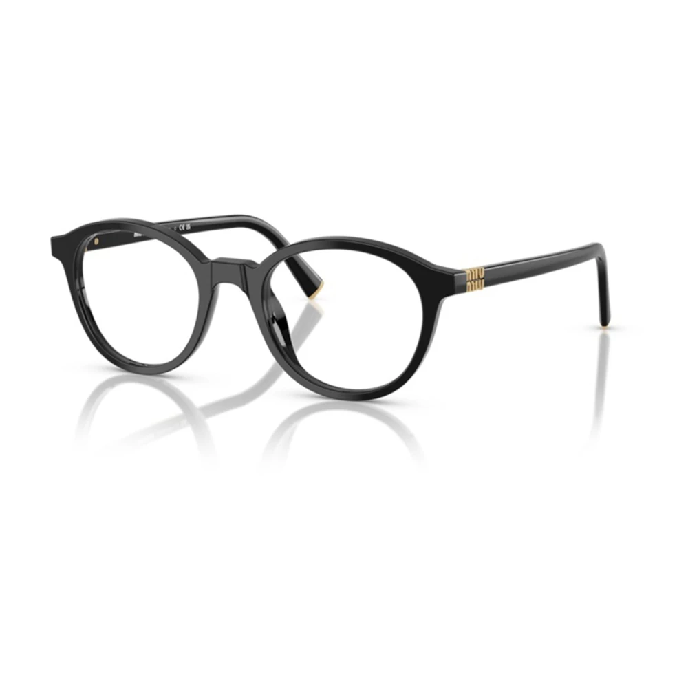 Miu Miu Black Round Optical Glasses - Female - Glasses - 50 Mm - Accessories