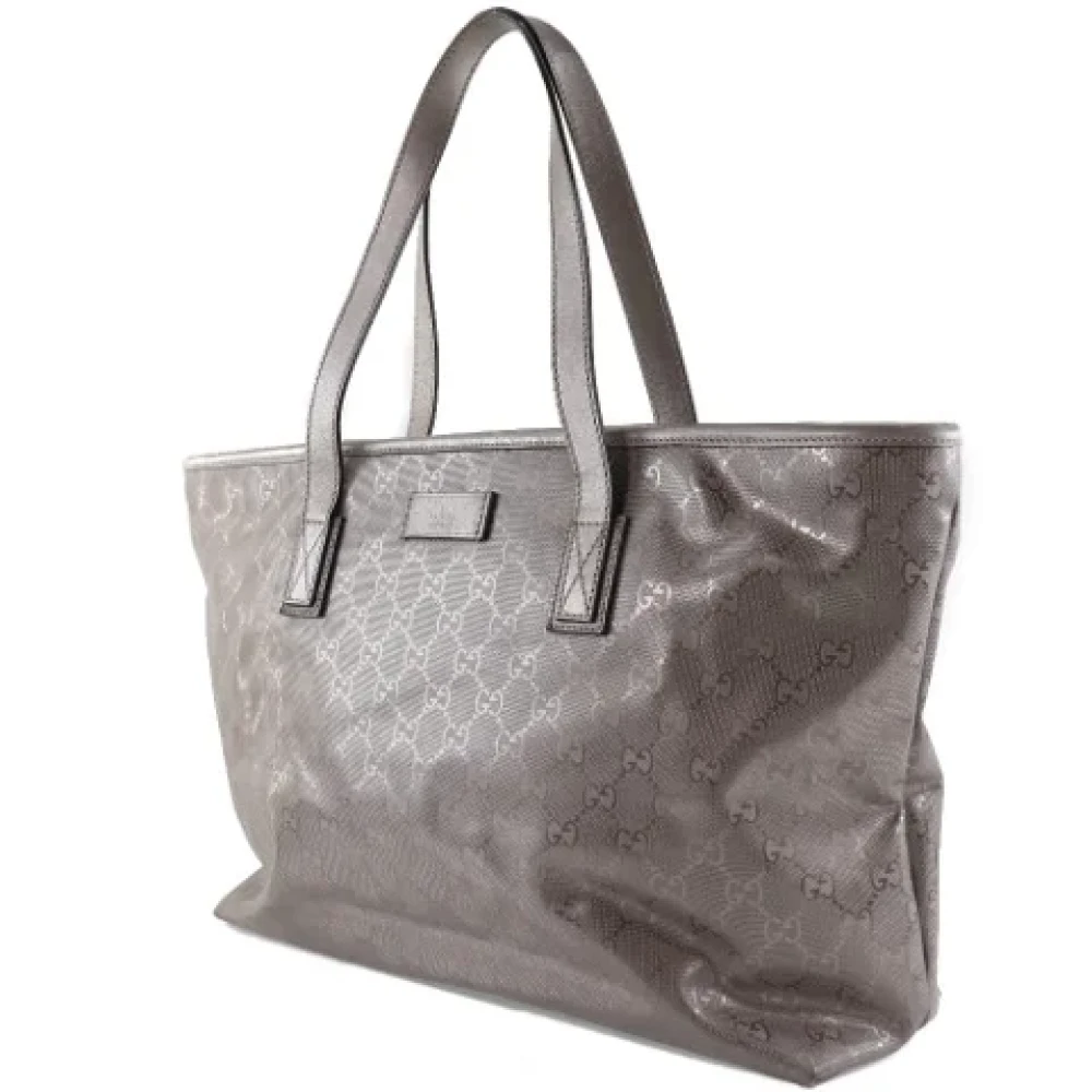 Gucci Vintage Pre-owned Fabric gucci-bags Gray Dames