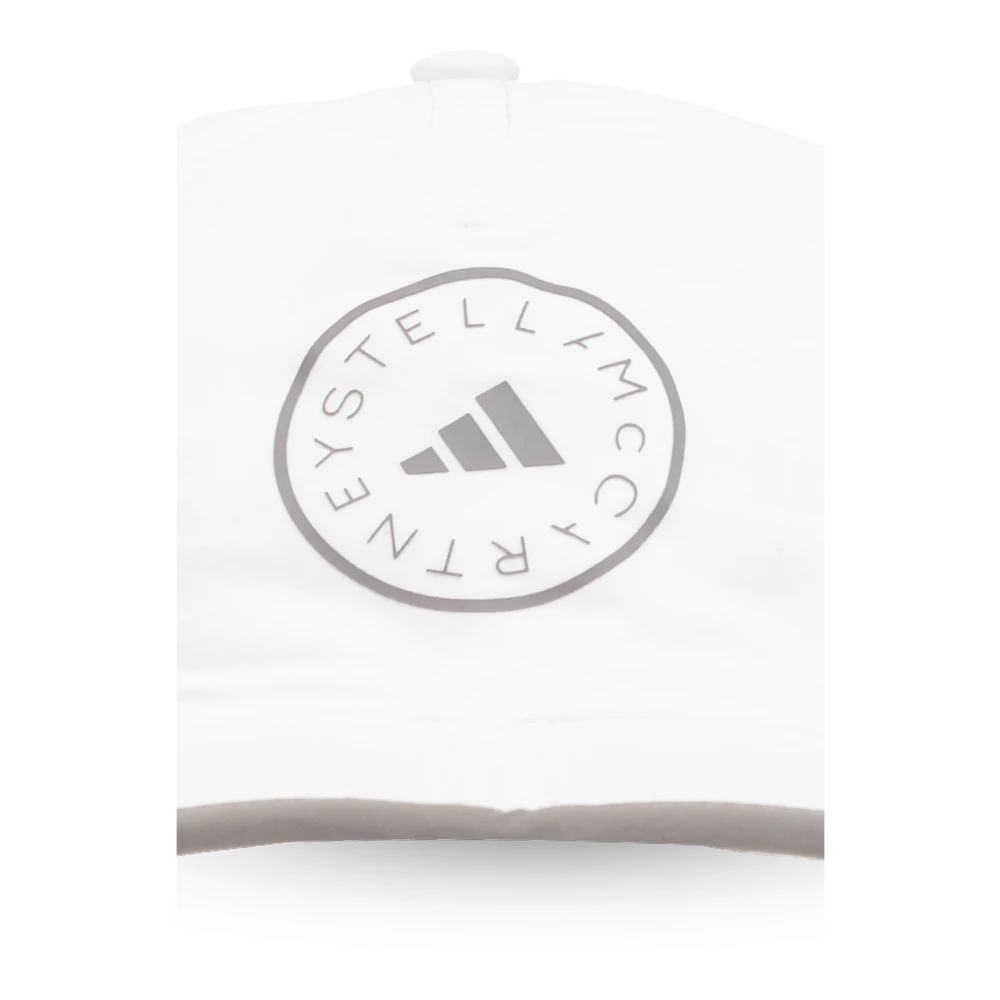 adidas by stella mccartney Baseballpet met logo White Dames