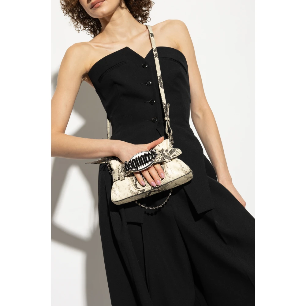 Dsquared2 Schoudertas Gothic Beige Dames