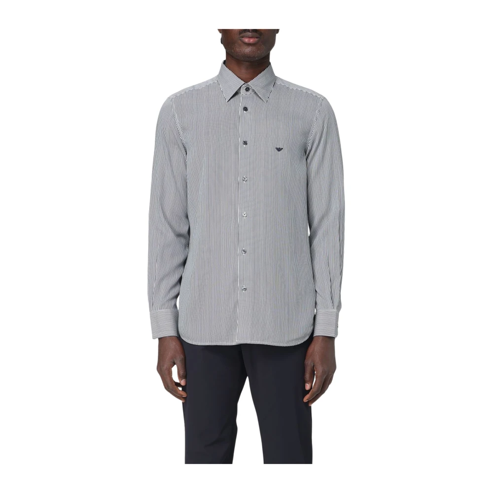 Emporio Armani Men's Gray Stylish Shirts Collection