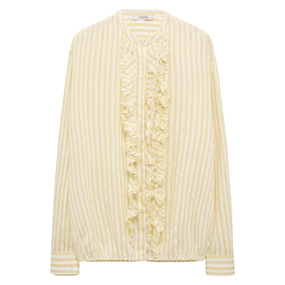 Dorothee schumacher Gestreepte blouse voor een coole look Yellow Dames